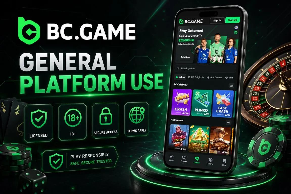 BC Game General Use of the Platform